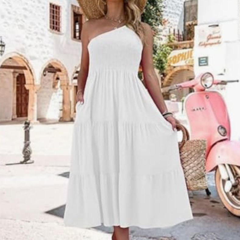 Shoulder Off Dress