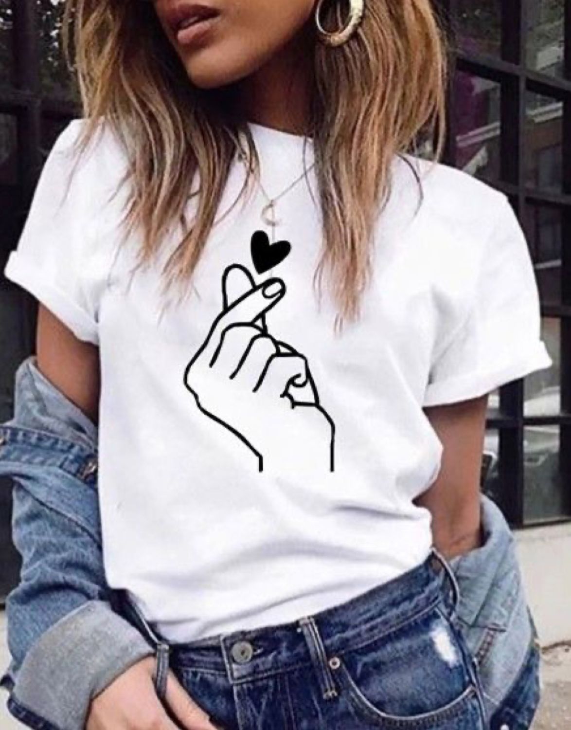 Printed Cotton Short Sleeve T-Shirt