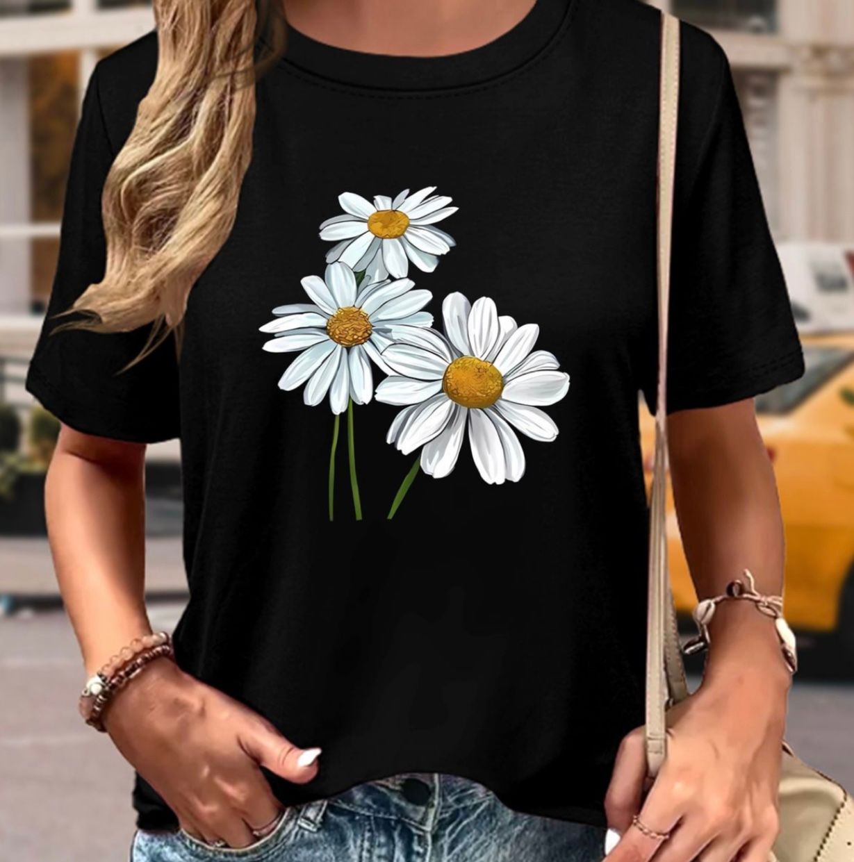 Printed Cotton Short Sleeve T-Shirt