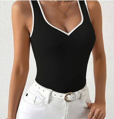 Sleeveless V-Neck Top
