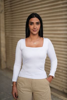 Square Neck Basic Top