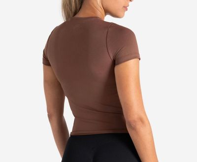Round Neck Short Sleeve Top