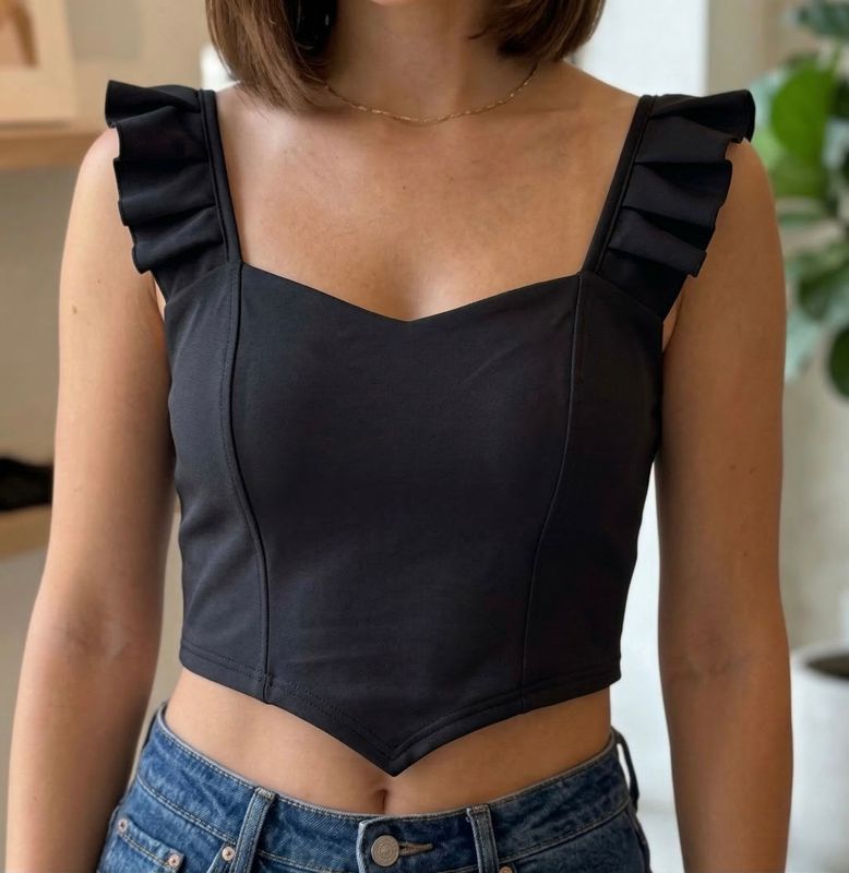 Sleeveless Crop Top