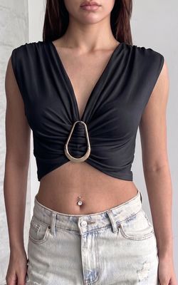 The Aura Gathered Top