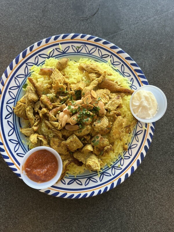 #9 Shwarma Rice Plate with 1 Side