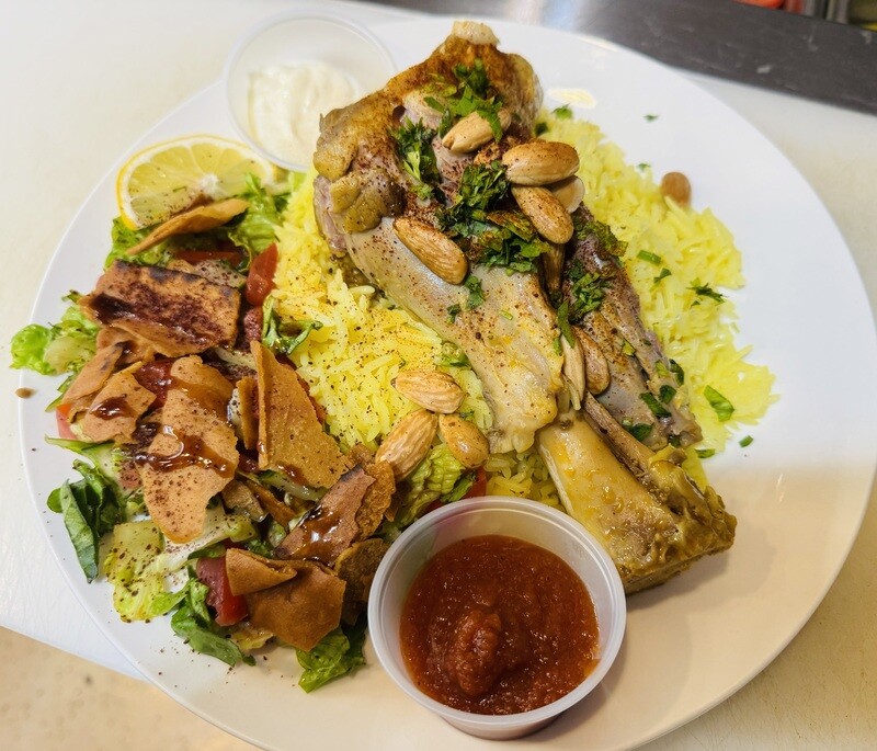 #12 Boiled Lamb with Rice and 1 Sides