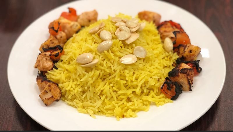 #10 Shish Rice Plate with 1 Side