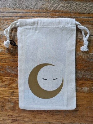 Tarot Bag: Crescent Moon & Sleeping Eyes