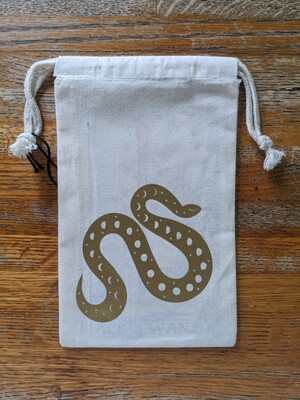 Tarot Bag: Snake with Moon Phases