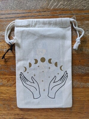 Tarot Bag: Hands & Moon Phases