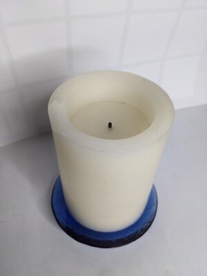 Glass Candle Holder Pillar Style