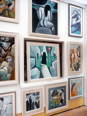 PAINTINGS €500 - €1000. [12]