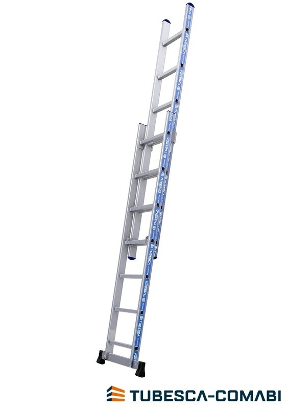 TUBESCA PLATINIUM 2 SECTION PUSH-UP LADDERS 2.07M