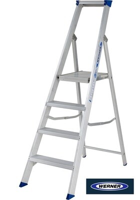 WERNER MASTERTRADE™ PLATFORM STEPLADDER 4 TREAD