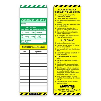 LADDER TAG INSERTS (10)