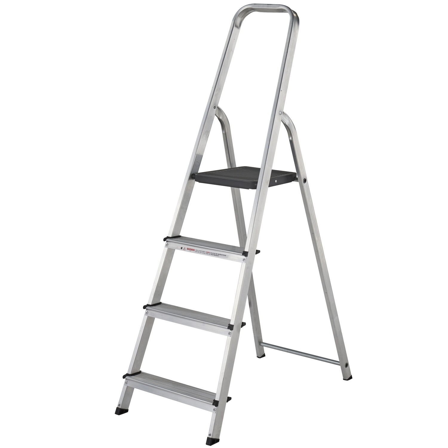 WERNER STEPLADDER 4 TREAD HIGH HANDRAIL