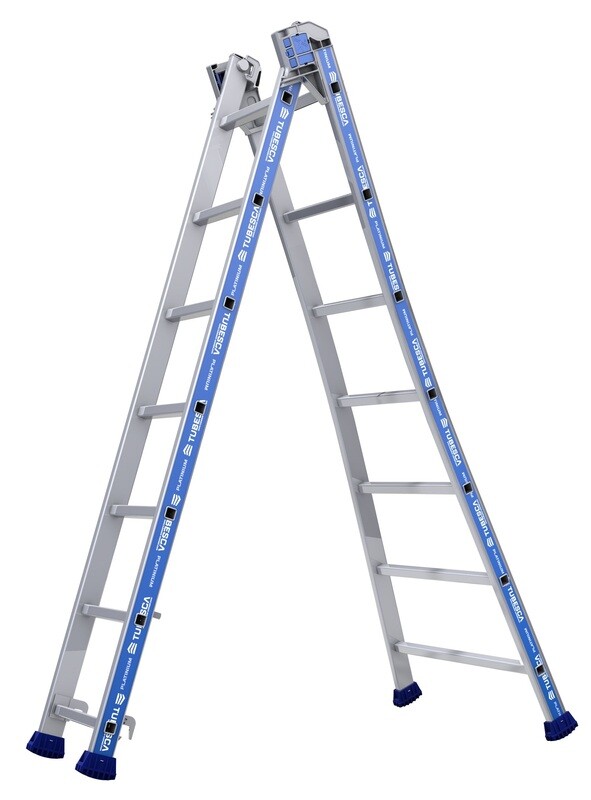 TUBESCA PLATINIUM 2 SECTION COMBINATION LADDER 2.08M