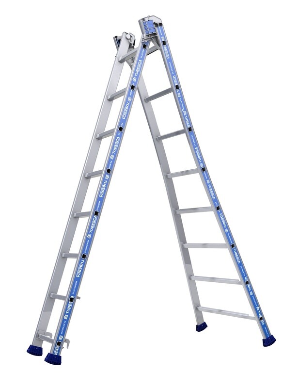 TUBESCA PLATINIUM 2 SECTION COMBINATION LADDER 2.36M