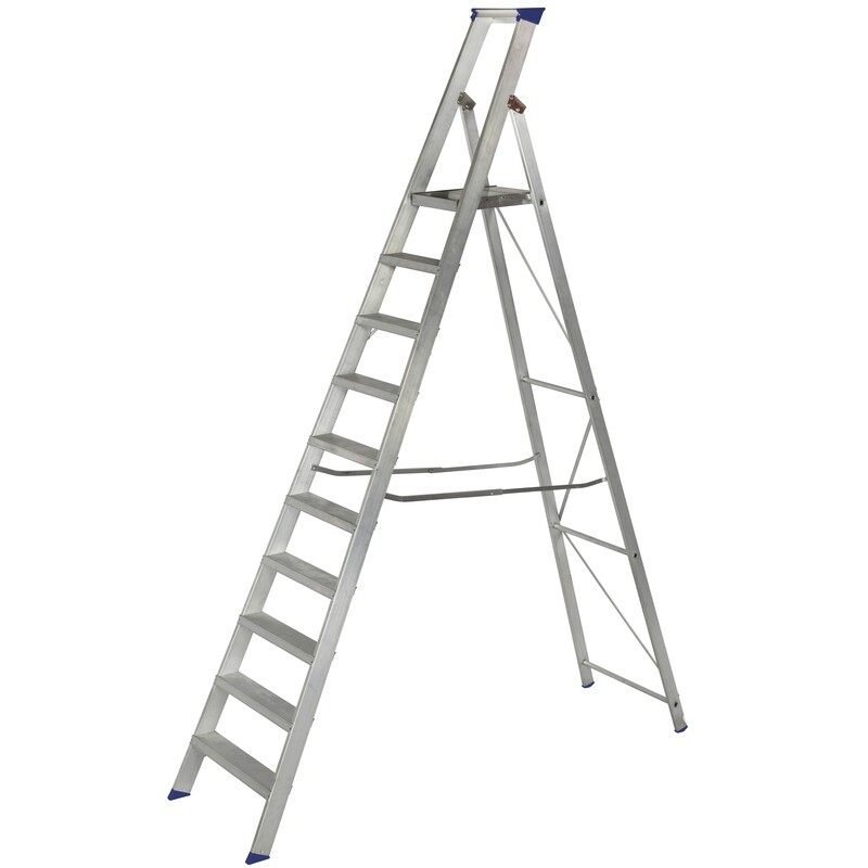 WERNER MASTERTRADE™ PLATFORM STEPLADDER 10 TREAD