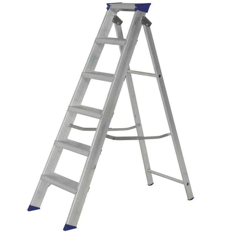 WERNER MASTERTRADE™ SWINGBACK STEPLADDER 6 TREAD