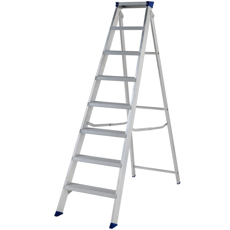 WERNER MASTERTRADE™ SWINGBACK STEPLADDER 8 TREAD