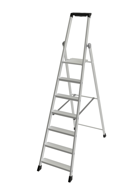 TUBESCA COMPACT PLATFORM STEPLADDER 7 TREAD