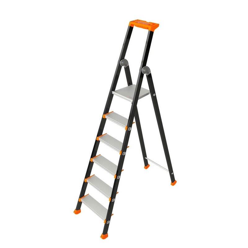 TUBESCA KOLOS PLATFORM STEPLADDER 6 TREAD