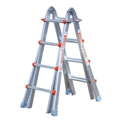 WAKU TELESCOPIC COMBINATION LADDER 4X4