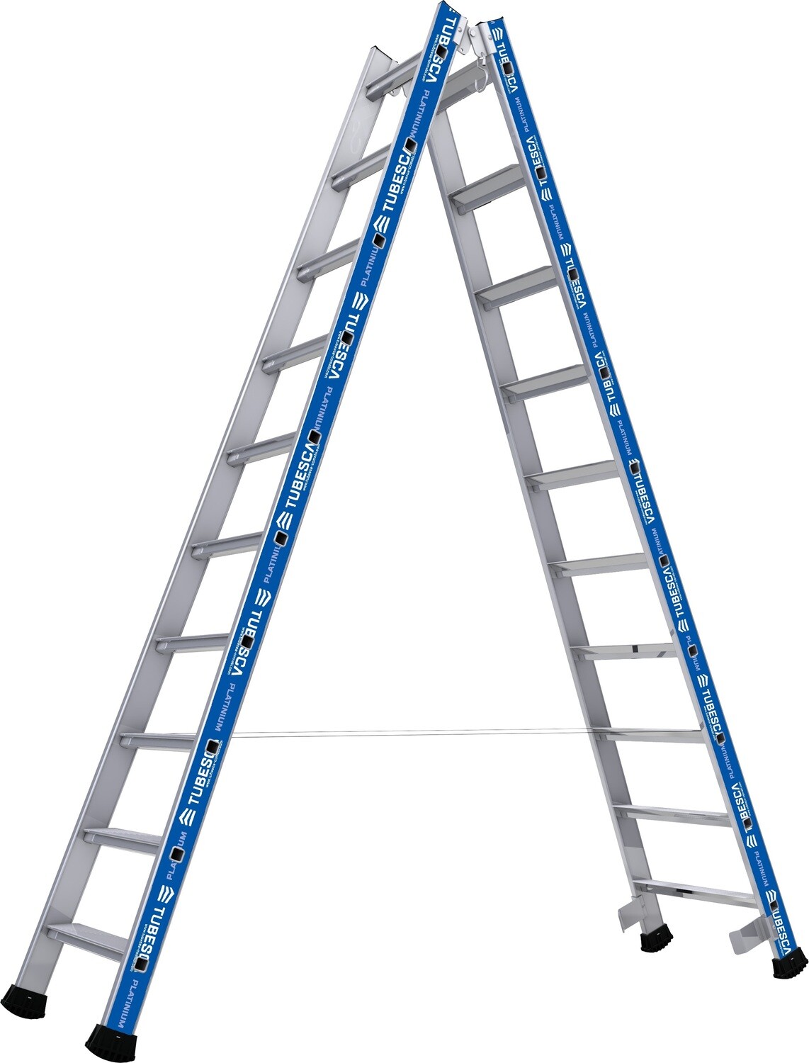 TUBESCA PLATINIUM DOUBLE SIDED STEPLADDER 2X10