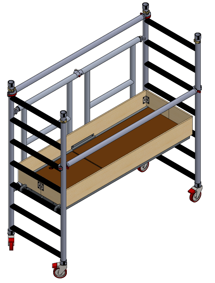 UTS 700 FOLD OUT ACCESS TOWER 0.8M PLATFORM HEIGHT