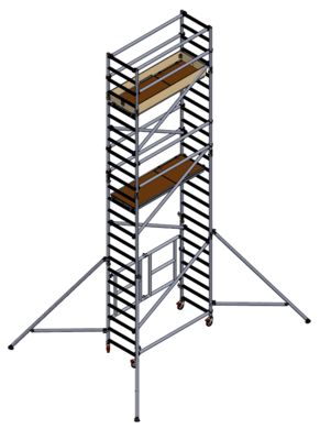UTS 700 FOLD OUT ACCESS TOWER 5.3M PLATFORM HEIGHT