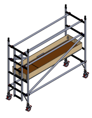 UTS 500 LADDERSPAN 3T 0.85M (W) X 2.5M (L) 1.2M PLATFORM HEIGHT
