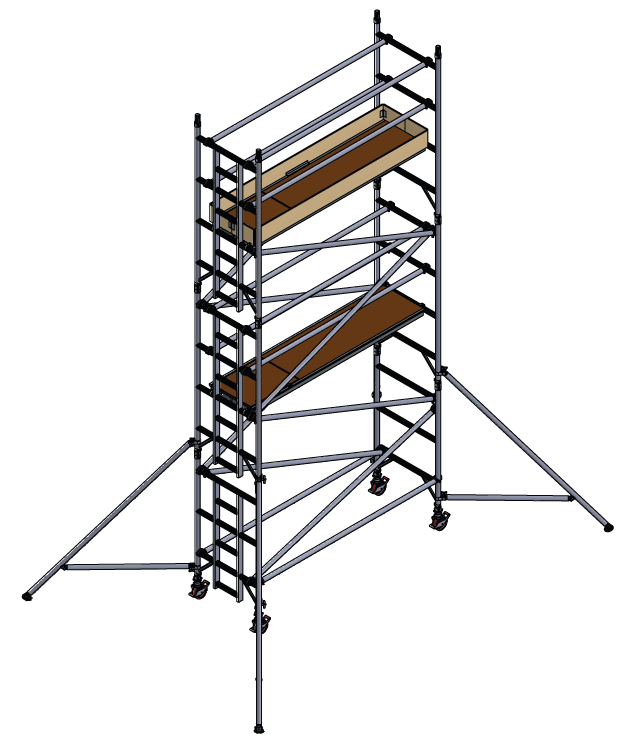 UTS 500 LADDERSPAN 3T 0.85M (W) X 2.5M (L) 4.7M PLATFORM HEIGHT