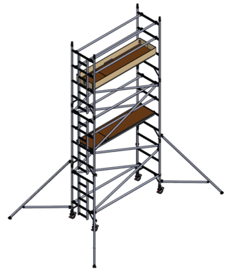UTS 500 LADDERSPAN 3T 0.85M (W) X 2.5M (L) 4.7M PLATFORM HEIGHT