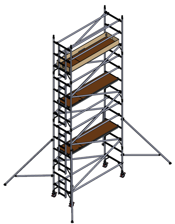 UTS 500 LADDERSPAN 3T 0.85M (W) X 2.5M (L) 5.7M PLATFORM HEIGHT