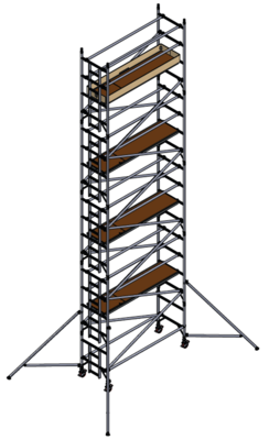 UTS 500 INDUSTRIAL 3T 0.85M (W) X 2.5M (L) 8.2M PLATFORM HEIGHT (Includes 4 Free BoSS Bumpers Worth €80.00)