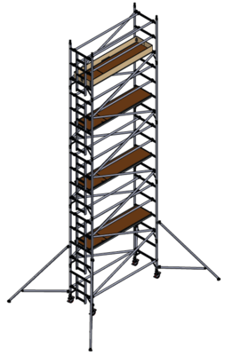 UTS 500 INDUSTRIAL 3T 0.85M (W) X 2.5M (L) 7.7M PLATFORM HEIGHT (Includes 4 Free BoSS Bumpers Worth €80.00)