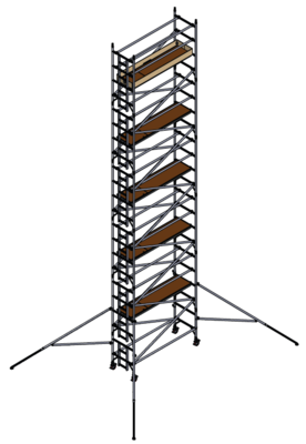 UTS 500 INDUSTRIAL 3T 0.85M (W) X 2.5M (L) 10.2M PLATFORM HEIGHT (Incudes 4 Free BoSS Bumpers Worth €80.00)
