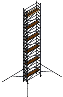 UTS 500 INDUSTRIAL 3T 0.85M (W) X 2.5M (L) 11.2M PLATFORM HEIGHT (Includes 4 Free BoSS Bumpers Worth €80.00)