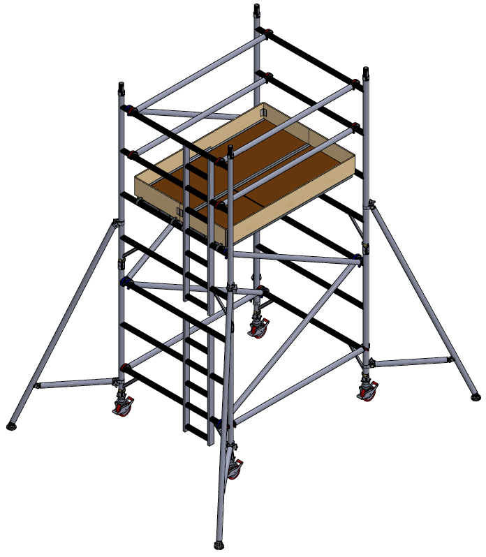 UTS 500 LADDERSPAN 3T 1.45M (W) X 1.8M (L) 2.7M PLATFORM HEIGHT
