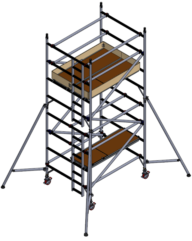 UTS 500 LADDERSPAN 3T 1.45M (W) X 1.8M (L) 3.2M PLATFORM HEIGHT