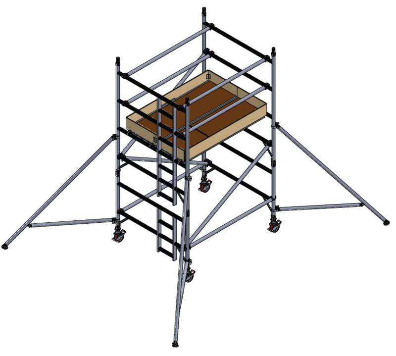 UTS 500 LADDERSPAN 3T 1.45M (W) X 1.8M (L) 2.2M PLATFORM HEIGHT