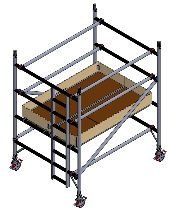 UTS 500 LADDERSPAN 3T 1.45M (W) X 1.8M (L) 1.2M PLATFORM HEIGHT