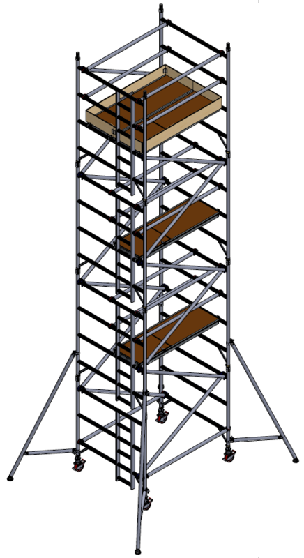 UTS 500 LADDERSPAN 3T 1.45M (W) X 1.8M (L) 6.7M PLATFORM HEIGHT
