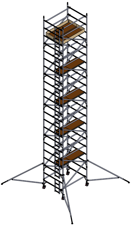 UTS 500 LADDERSPAN 3T 1.45M (W) X 1.8M (L) 10.2M PLATFORM HEIGHT