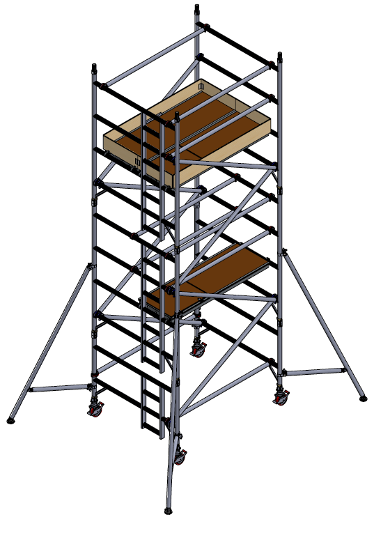 UTS 500 LADDERSPAN 3T 1.45M (W) X 1.8M (L) 4.2M PLATFORM HEIGHT