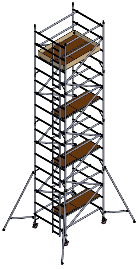 UTS 500 LADDERSPAN 3T 1.45M (W) X 1.8M (L) 7.2M PLATFORM HEIGHT