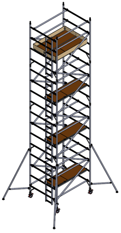 UTS 500 LADDERSPAN 3T 1.45M (W) X 1.8M (L) 7.2M PLATFORM HEIGHT