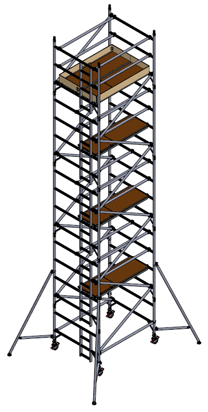UTS 500 LADDERSPAN 3T 1.45M (W) X 1.8M (L) 7.7M PLATFORM HEIGHT