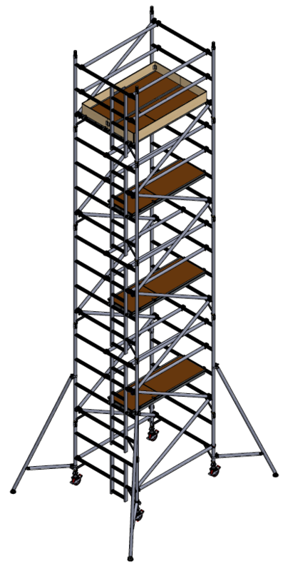 UTS 500 LADDERSPAN 3T 1.45M (W) X 1.8M (L) 7.7M PLATFORM HEIGHT